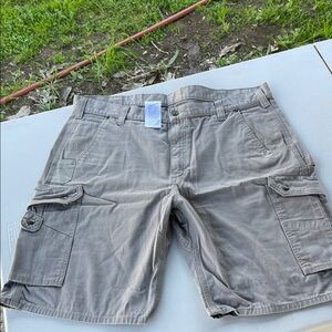 Carhartt B357 Des Men's Tan Cargo Shorts Size 40